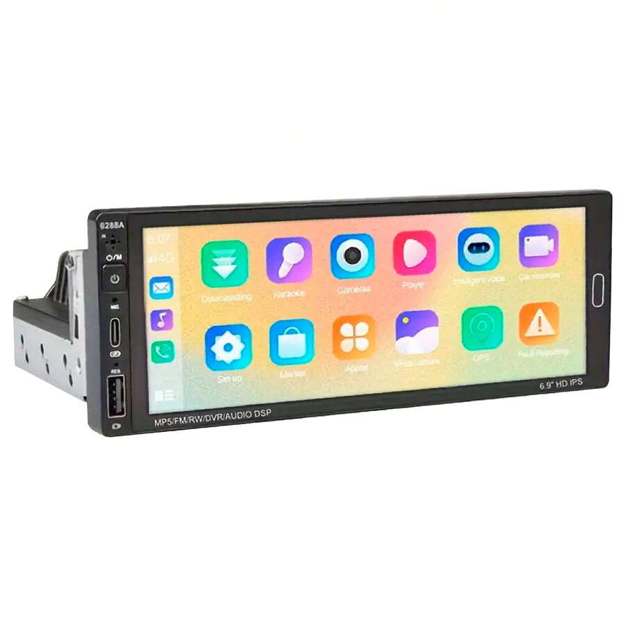 AUTOESTEREO VAK 3558 1 DIN 6.8" ANDROID CARPLAY CAMARA GPS - Negro - Ver 1