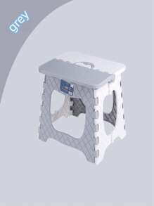 2pcs Plastic Chairs, Diy Portable Folding Stools, Indoor/Outdoor, Random Color - Multicolor - View 5