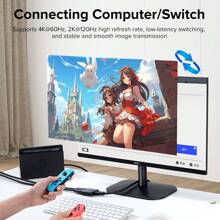 Llano Hdmi 2.0 Switch, Ultra Hd 4k Bidirectional Hdmi Switcher Distributor Supports 4k@60hz, Aluminum Hdmi Switch Selector, For Projector, Ps4, Laptop, Tv Box