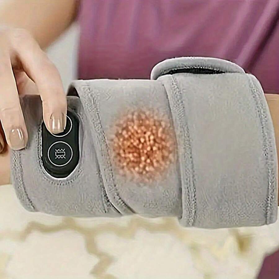 1入組電熱按摩器,手腳、肩膀和膝蓋按摩器,熱壓松弛肌肉和關節,男女禮物