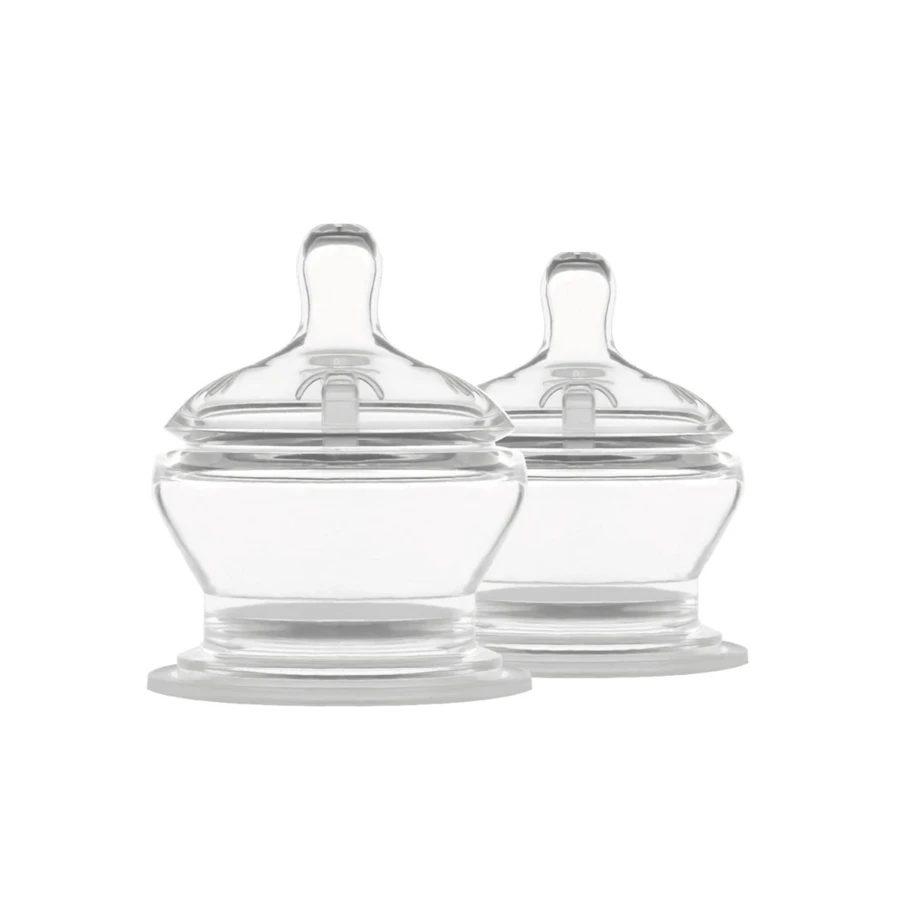 POPYUM Baby Bottle Nipples - Clear - View 1