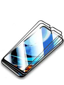 4 Stücke 9H gehärtetes Glas Bildschirmschutzfolie, kompatibel mit Samsung Galaxy//Redmi/, HD-Klarheit, blasenfrei, kantenoptimiert, explosionssicher und splitterresistent als Geschenk zum Geburtstag, für Familie, Freunde, Handybildschirmschutz, Handyzubehör