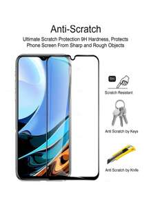 4 Stücke 9H gehärtetes Glas Bildschirmschutzfolie, kompatibel mit Samsung Galaxy//Redmi/, HD-Klarheit, blasenfrei, kantenoptimiert, explosionssicher und splitterresistent als Geschenk zum Geburtstag, für Familie, Freunde, Handybildschirmschutz, Handyzubehör