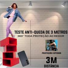 Capa Capinha Para Redmi Note 13 Pro 5G - Preto - Visão 3