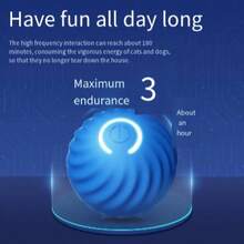 跳跳球狗自動玩具,咬碎度高的球,抗無聊,自娛自樂,狗狗戲弄裝置