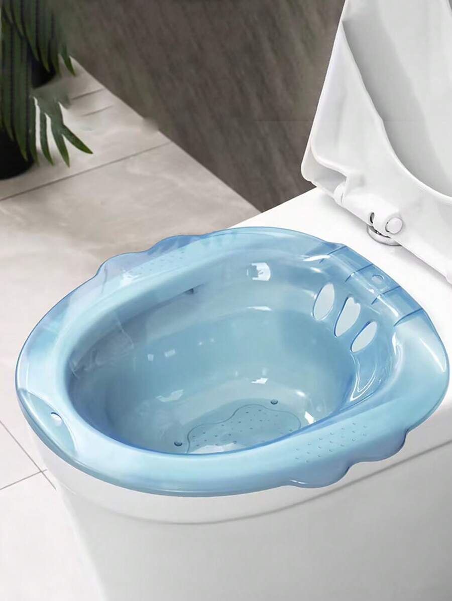 1個 產褥期浴盆 坐浴盆,專為女性,孕婦,老年人,痔瘡患者和男性設計,不用蹲著可清洗私處 - 無色 - 查看 1