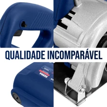 Serra Mármore Elétrico Dois Discos de Cortes 1200W 60Hz 220V - Azul - Visão 2