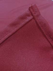 10 Bagless Long Apron Aprons Polyester Butcher Type Grease And Stain Resistant - Ideal For Sublimated Printing Screen Printing - 偏白的葡萄酒 - 查看 2