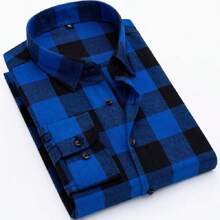 Men Shirts - Royal Blue - View 3