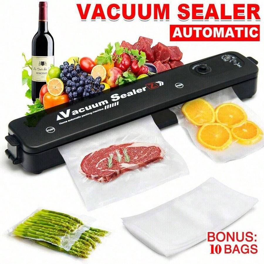 Compact Vacuum Sealer Machine For Food Storage Automatic Air Sealing