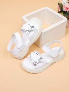 2024夏季兒童涼鞋,防滑軟底休閒鞋,流行公主女孩涼鞋