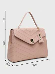 Women Tote Bags - Bụi hồng - Xem 7