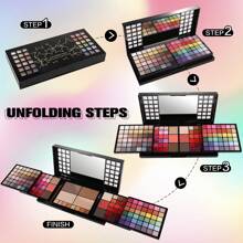 UCANBE All In One Makeup Kit, Makeup Kit For Women Full Kit, Make Up Valentine's Day Gift Set For Teen Girls- Eyeshadow Palette,Lip Gloss,Concealer,Highlighter,Blush,Eyeliner,Brow Powder & Contour - 彩色 - 查看 6