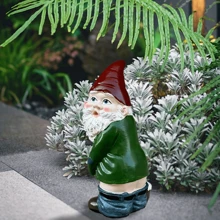 Creative Resin Craft Garden Gnome Decoration For Gardening And Home Decor - Multicolor - View 4