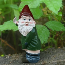 Creative Resin Craft Garden Gnome Decoration For Gardening And Home Decor - Multicolor - View 2