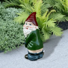 Creative Resin Craft Garden Gnome Decoration For Gardening And Home Decor - Multicolor - View 3
