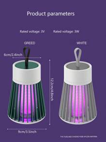 Usb Photocatalyst Mosquito Killer Lamp With Multiple Biomimetic Technologies, Human Imitation Temperature And Light Waves For Mosquito Attracting And Killing - Green - View 6