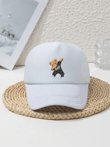 1pc Unisex BOOM Bear Outdoor Casual Beach Adjustable Baseball Cap, Suitable For Daily Wear, Spring/Summer - Multicolor - View 15