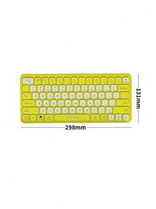 B087 Multi-Device Dual Mode 2.4G/BT Wireless Keyboard with Easy-Switch for Up to 3 Devices, Slim, 2 Year Battery-PC, Laptop, Windows, Mac, Chrome OS, Android, iPad OS, Apple TV - Yellow - View 6