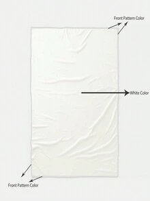 1 Miếng Con tem Xanh Thành phố Mẫu Số In Chăn , Flannel Hình chữ nhật Mềm mại Ấm áp Ném Đối với Giáng sinh , Năm mới , Các bữa tiệc , Ngoài trời , Tất cả các mùa Và Nhà - tem thành phố xanh - Xem 4