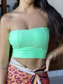 Women Tops - 薄荷綠 - 查看 3