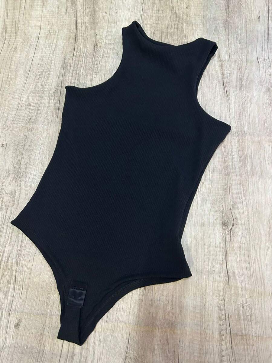 Women Bodysuits - 黑色 - 查看 1