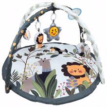 1pc Lion Shaped Musical & Cartoon Gaming Mat Accessory With Smiling Face, Color Random