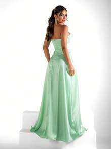 Bridesmaid Dresses - Green - View 2