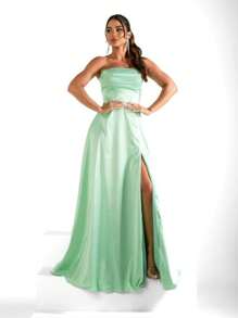 Bridesmaid Dresses - Green - View 1