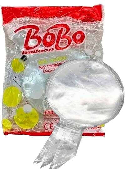 10 Balão Bubble BOBO Bolha 18 polegadas Cristal Transparente 45cm