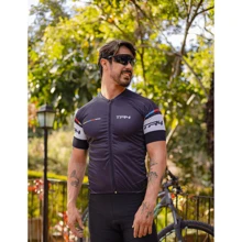 Camisetas de Ciclismo - Preto - Visão 2