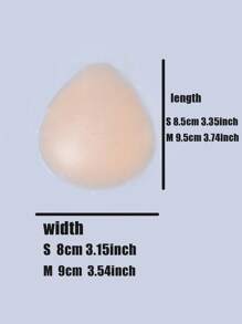 3 cặp/gói Silicone Bộ đồ bơi Bikini  Chống nếp nhăn Không thấm nước Sự bảo vệ Hình dán - Màu be - Xem 5