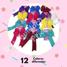 12 Coquette Ribbon Bows Fashion Bow Clip. Trend. Picky - Multicolor - View 3