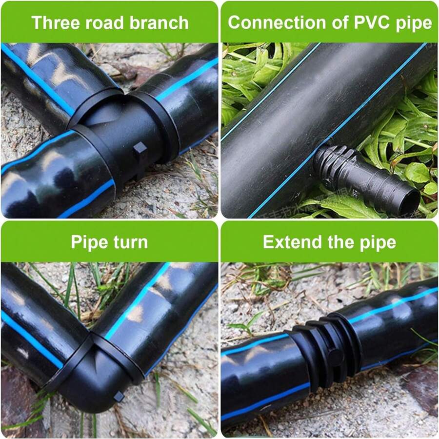 Garden Water Connectors - Black - View 1