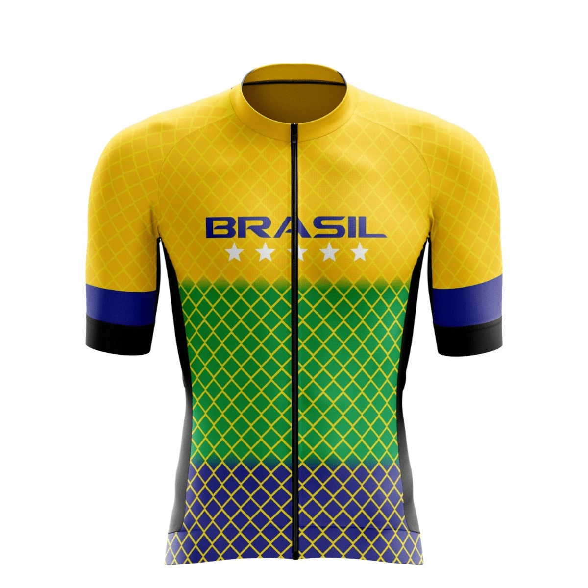 Camisetas para Ciclismo - Amarelo - Visão 1