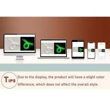 5入組20英寸彩色發光假髮,夜光假髮片,夾式派對點綴,霓虹色直髮合成傑作,發光假髮配件 - 白色 - 查看 6