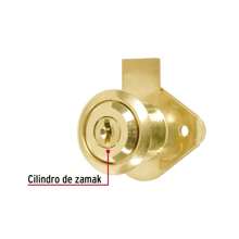 Furniture Lock, Model 21, Brass, Hermex Basic - Gold - View 2