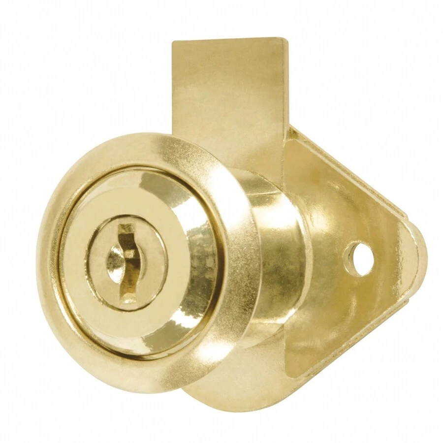 Furniture Lock, Model 21, Brass, Hermex Basic - Gold - View 1