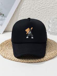 1pc Unisex BOOM Bear Outdoor Casual Beach Adjustable Baseball Cap, Suitable For Daily Wear, Spring/Summer - Multicolor - View 13