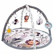 1pc Lion Shaped Musical & Cartoon Gaming Mat Accessory With Smiling Face, Color Random