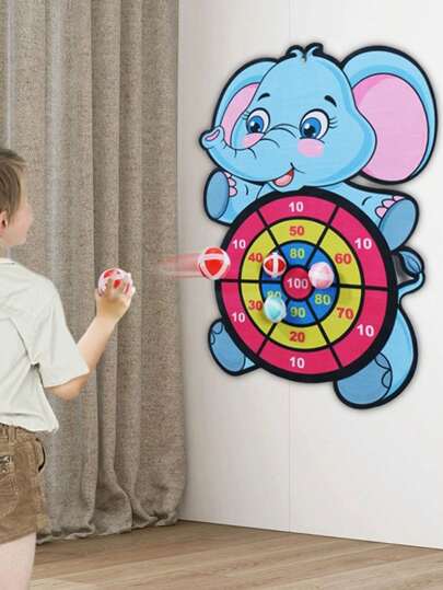 Ball Toys For Children, Sticky Balls, Darts, Throwing And Catching Balls, Parent-Child Interaction, Indoor And Outdoor Sticky Ball Targets Gift