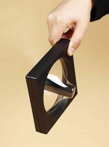 10 Piezas 3d Flotante Marco Para Exponer Objetos Con Caja Transparente Pe Para Almacenar Joyas, Medallas, Muestras Y Monedas - Negro - Ver 4
