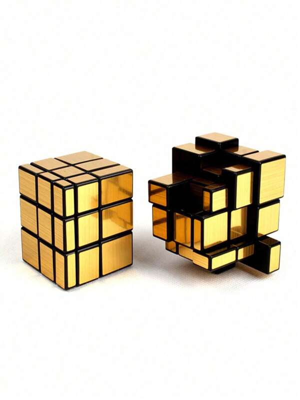 Cube De Vitesse Magic Mirror Professionnel 3x3x3 Gold Speed Cube Puzzles Jouets Speedcube Pour Adultes, Cadeaux
