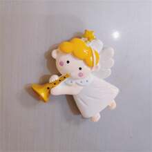 4入組可愛的3d天使造型冰箱磁鐵套裝,適用於廚房裝飾 - 彩色 - 查看 7