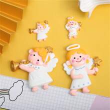 4入組可愛的3d天使造型冰箱磁鐵套裝,適用於廚房裝飾 - 彩色 - 查看 2