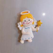 4入組可愛的3d天使造型冰箱磁鐵套裝,適用於廚房裝飾 - 彩色 - 查看 8