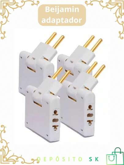 Beijamin Adaptador Articulado 3 saídas 10A