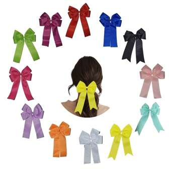 12 Moños Coquette de Liston Pinza Lazo Moda. Tendencia. Picky