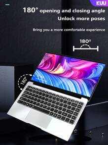 Máy tính xách tay KUU XBOOK-3 Máy tính PC RAM 8GB DDR4, Máy tính xách tay để bàn văn phòng 14,1 inch, Windows 11 với bộ xử lý Celeron J4125, WiFi băng tần kép (2,4G/5G), Mini HDTV, Không dây 5.0, Lật 180 độ, Máy tính xách tay nhẹ Ba bộ chuyển đổi phổ biến: Hoa Kỳ, Vương quốc Anh và EU - Phích cắm loại C của EU (220-240V) - Xem 3