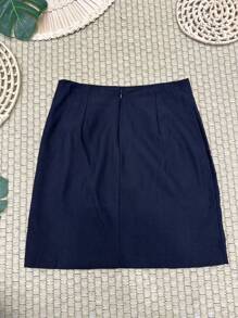 Women Skirts - 黑色 - 查看 3